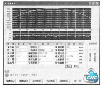 圖4輥形測(cè)量界面