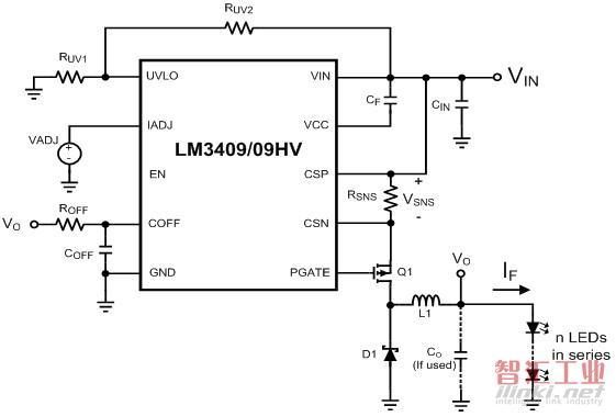 LM3409/09HV降壓LED驅(qū)動(dòng)器