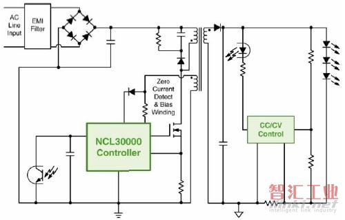 基于NCL30000的8-25 W AC-DC LED照明方案