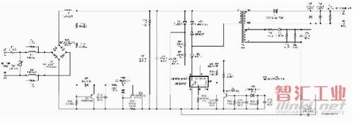 7 W可調(diào)光LED驅(qū)動器電路圖