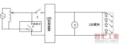 控制輸出電壓的LED控制裝置試驗(yàn)電路 